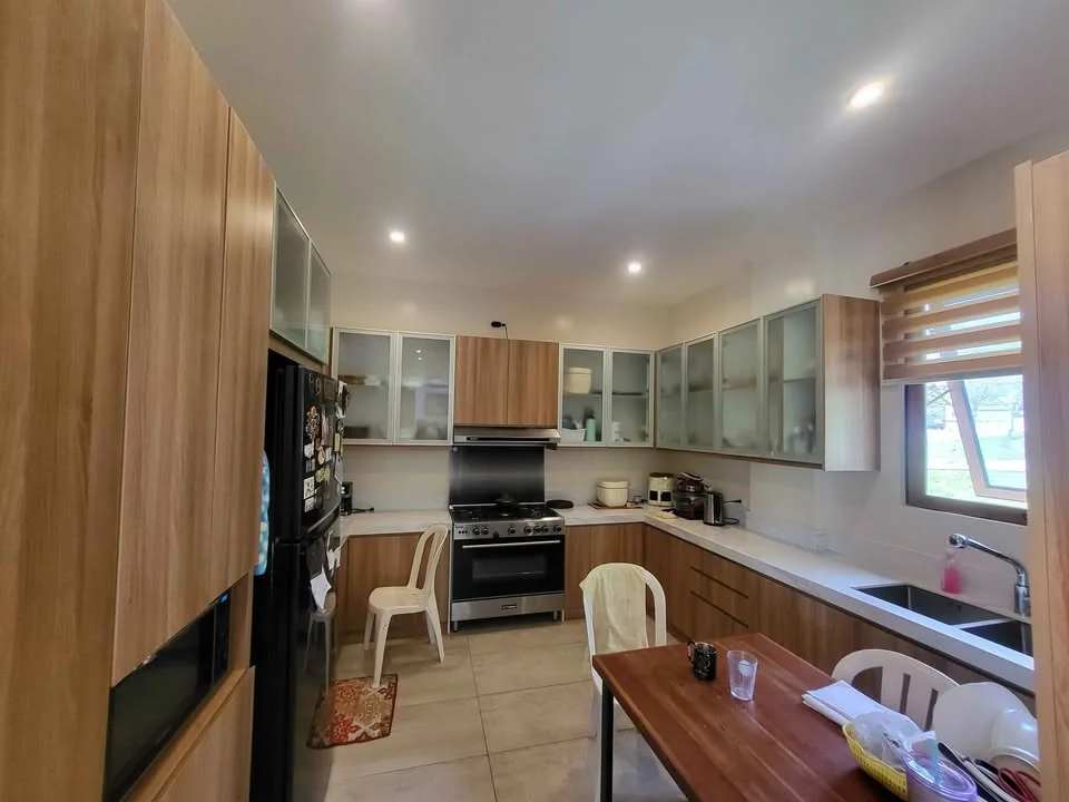 Kitchen with wood cabinetry